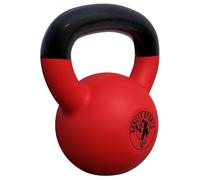 GORILLA SPORTS® Kettlebell en fonte 2 à 32 kg, vinyle, individuelle ou set | Avec poignée; bouilloire de poids, haltère à boule pour musculation, entraînement, fitness et gym
