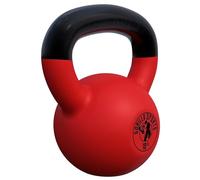 GORILLA SPORTS® Kettlebell en fonte 2 à 32 kg, vinyle, individuelle ou set | Avec poignée; bouilloire de poids, haltère à boule pour musculation, entraînement, fitness et gym