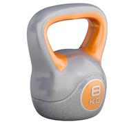 GORILLA SPORTS® Kettlebell - Poids de 2 à 20 kg, Individuel/Ensemble, avec Poignée, Avec/Sans Support, Plastique, en Couleurs - Bouilloire de Poids, Haltère à Boule, Entraînement, Musculation, Fitness