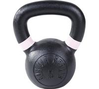 Gorilla Sports® Kettlebell - Poids de 4 à 32 kg, avec Poignée, en Fonte, Noir avec marques couleur - Haltère à Boule, Bouilloire de Poids, Musculation, Entraînement, Exercice, Fitness, Gym, Domicile