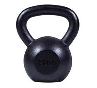 GORILLA SPORTS® Kettlebell - Set ou Simple, Haute Qualité, Fonte, Antidérapant, Fond Plat, Imperméable, Confortable, Noir/Argent - Poids Musculation, Fitness Materiel, Sport Maison, Home Gym
