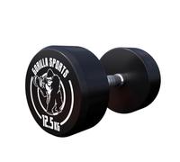 GORILLA SPORTS® Kit Haltères - 325kg, avec Rack Musculation, 2,5-35kg, Haute Qualité, Fonte, Caoutchouc, Noir - Dumbbell Set, Poids Musculation, Home Gym, Matériel de Sport Maison