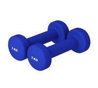 GORILLA SPORTS® Lot de 2 haltères courts en néoprène - 2 x 0,5 kg, 2 x 1 kg, 2 x 2 kg, 2 x 3 kg, 2 x 4 kg, 2 x 5 kg, 31 kg - Kit complet antidérapant - haltères, poids, haltères de gymnastique - Dumbbells, haltères de fitness