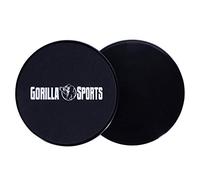 Gorilla Sports ® Lot de 2 Patins de Glisse - disques glisseurs à Double Face