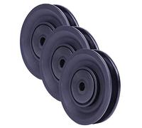GORILLA SPORTS® Lot de 3 poulies de rechange pour appareils et stations de musculation avec poulie