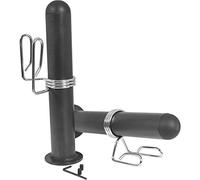 Gorilla Sports® Manchon Adaptateur - Olympique Ø50mm, pour Barres/Haltères Ø30mm de Diamètre, avec 2 Fermetures à Ressort - Nylon Adapter, Adaptateur d'Accessoires, Equipement de Fitness, Musculation