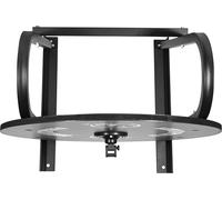 GORILLA SPORTS® Plateforme speedball murale, charge maximale 10 kg | Cadre en acier avec support rotatif pour poire de vitesse, 65,5 × 59 × 49,5 cm, idéal pour boxe, MMA et coordination
