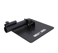 GORILLA SPORTS® Plateforme T-Bar Row pour barres Ø30/50 mm, pivot 360° | Socle de 16 kg, dimensions 40 x 40 x 20,5 cm, pour renforcer le dos, les bras et les épaules, rowing et rameur
