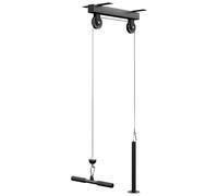 Gorilla Sports® Poulie Haute Plafond, câble 2,2 m, Charge 120 kg