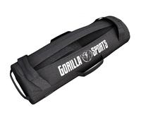Gorilla Sports® Power Bag réglable 20/30 kg avec 6 poignées rembourrées | Sacs de poids amovibles, nylon à doubles coutures et fermeture éclair; sandbag pour force, endurance et coordination