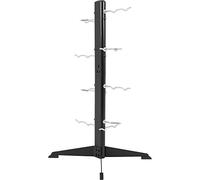 Gorilla Sports® Rack pour 16 poignées de Traction, Max. 100 kg, Noir