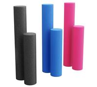GORILLA SPORTS® Rouleau Pilates en mousse EPE, 60/90 x 15 cm | Foam Roller léger, doux, stable et résistant à l’eau pour massage, yoga, Pilates et fitness, facile à transporter