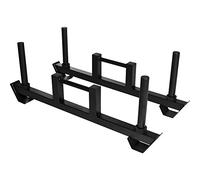 GORILLA SPORTS® Set de Barres Farmers Walk 50 mm, Jusqu’à 300 kg, Acier