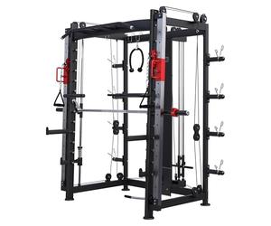 Gorilla Sports® Smith Machine Multifonction, multipresse, Max. 200-300 kg