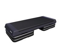 GORILLA SPORTS® Stepper d’Aérobic 107 x 42 cm, 3 Hauteurs, Jusqu’à 200 kg | Réglable à 10/15/20 cm, Surface Antidérapante, Plastique Robuste; Stepboard, Planche de Step, Banc de Step, Fitness, Cardio