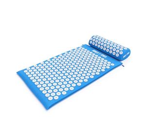 GORILLA SPORTS® Tapis d’Acupression avec Coussin et Sac, 68 x 42 x 2,5 cm | Lavable, Housse 100 % Coton, 230 Pads à Picots, Coloris au Choix; Tapis de Massage, Relaxation, Méditation, Automassage