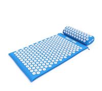 GORILLA SPORTS® Tapis d'Acupression - Kit avec Coussin et Sac de Transport, 68 x 42 x 2,5 cm, Lavable, Coton, Coloris au Choix - Tapis de Massage et Relaxation, Acupuncture, pour Soulagement Douleur