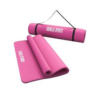 Gorilla Sports - Tapis en mousse pour le sport à domicile - Mixte - Rose (Pink Fluo)190 x 60 x 1.5 cm