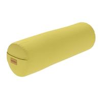 GORILLA SPORTS® Traversins de Yoga - Rouleau, Ø 20 cm, en 100% Coton, Housse Lavable, avec Poignée, Rembourrage d'épeautre Bio, Couleurs au Choix - Bolster de Yoga, Coussin, pour Pilates, Méditation