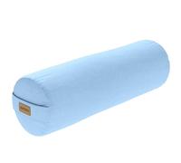 GORILLA SPORTS® Traversins de Yoga - Rouleau, Ø 20 cm, en 100% Coton, Housse Lavable, avec Poignée, Rembourrage d'épeautre Bio, Couleurs au Choix - Bolster de Yoga, Coussin, pour Pilates, Méditation