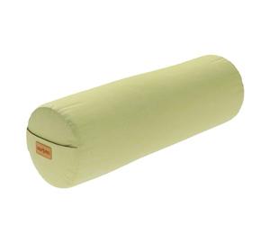 GORILLA SPORTS® Traversins de Yoga - Rouleau, Ø 20 cm, en 100% Coton, Housse Lavable, avec Poignée, Rembourrage d'épeautre Bio, Couleurs au Choix - Bolster de Yoga, Coussin, pour Pilates, Méditation