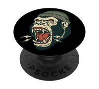 Gorilla Tattoo Vintage Classic American Old School Tatouages PopSockets PopGrip Adhésif