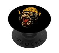 Gorilla Tattoo Vintage Classic American Old School Tatouages PopSockets PopGrip Adhésif