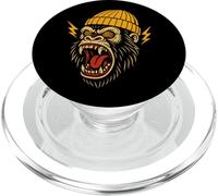 Gorilla Tattoo Vintage Classic American Old School Tatouages PopSockets PopGrip pour MagSafe