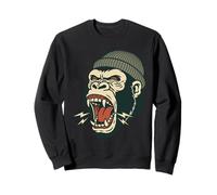 Gorilla Tattoo Vintage Classic American Old School Tatouages Sweatshirt