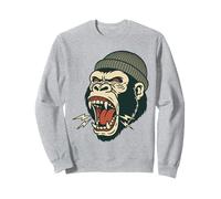 Gorilla Tattoo Vintage Classic American Old School Tatouages Sweatshirt