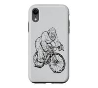 Gorilla Vélo de Cyclisme en Forme de Singe Coque pour iPhone XR