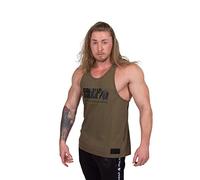 Gorilla Wear Débardeur de Fitness Classique T-Shirt, Vert, s Homme