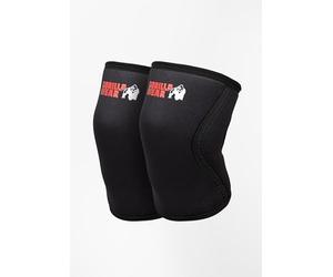 Gorilla Wear Genouillères de soutien du genou 7 mm d'épaisseur en néoprène compression stabilisation bodybuilding (taille M, 7 mm)