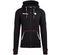 GORILLA WEAR Georgia Zipped Hoodie - Black - L