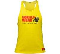 GORILLA WEAR Homme Débardeur de Fitness Classique T shirt, Jaune, L EU