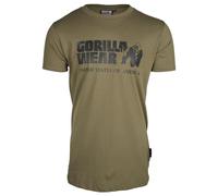 GORILLA WEAR Homme T-shirt Classique T shirt, Vert, XL EU