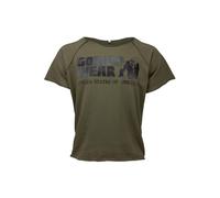 GORILLA WEAR Homme Top Classic Work Out T shirt, Vert, XL EU