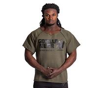 GORILLA WEAR Homme Top Classique Work Out T shirt, Vert, 3XL EU