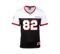 Gorilla Wear Maillot de Football Trenton T-Shirt, Noir/Blanc, L Hommes