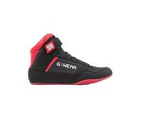 GORILLA WEAR Mixte Gwear Classic High Tops Basket, Schwarz Rot, 44 EU