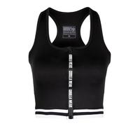 Gorilla Wear Neiro Seamless T-Shirt Haut Crop, Noir, XS Femme