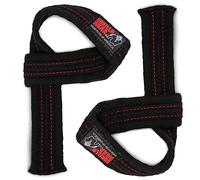 GORILLA WEAR Paire de sangles pour haltérophilie, musculation, haltérophilie, musculation et soulevé de terre Noir