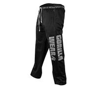 Gorilla Wear Pantalon en Maille avec Logo survêtement, Noir, 3XL Homme