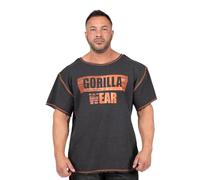 GORILLA WEAR Wallace Débardeur d'entraînement Gris/orange, gris, S