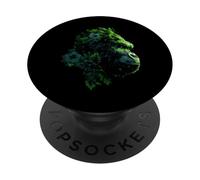 Gorilla Zoo Animal Lover Forest Art Motif Graphique PopSockets PopGrip Adhésif