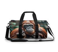 Gorillas Sac de sport pour homme et femme - Résistant à l'eau - Léger - Pour voyage et sport - Blanc - 45 cm/22,9 cm/22,9 cm, blanc, 17.7in/9in/9in