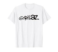 Gorillaz Border Group T-Shirt, Homme, Blanc, L