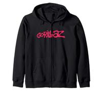 Gorillaz Brush Logo Pink Sweat à Capuche