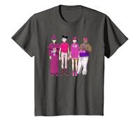 Gorillaz Cracker Island Group T-Shirt, Enfant, Asphalte, 4 Ans