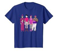 Gorillaz Cracker Island Group T-Shirt, Enfant, Bleu Royal, 10 Ans